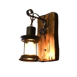 Rustic Lodge Traditional Classic Painting Feature for Downlight Wall Lights Wall Light