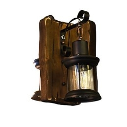 Rustic Lodge Traditional Classic Painting Feature for Downlight Wall Lights Wall Light