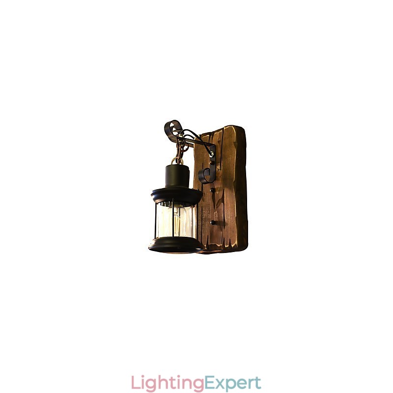 Rustic Lodge Traditional Classic Painting Feature for Downlight Wall Lights Wall Light