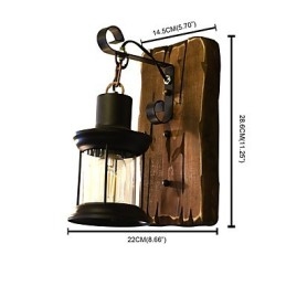 Rustic Lodge Traditional Classic Painting Feature for Downlight Wall Lights Wall Light