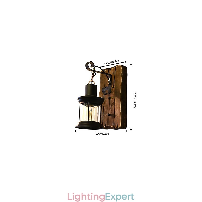 Rustic Lodge Traditional Classic Painting Feature for Downlight Wall Lights Wall Light