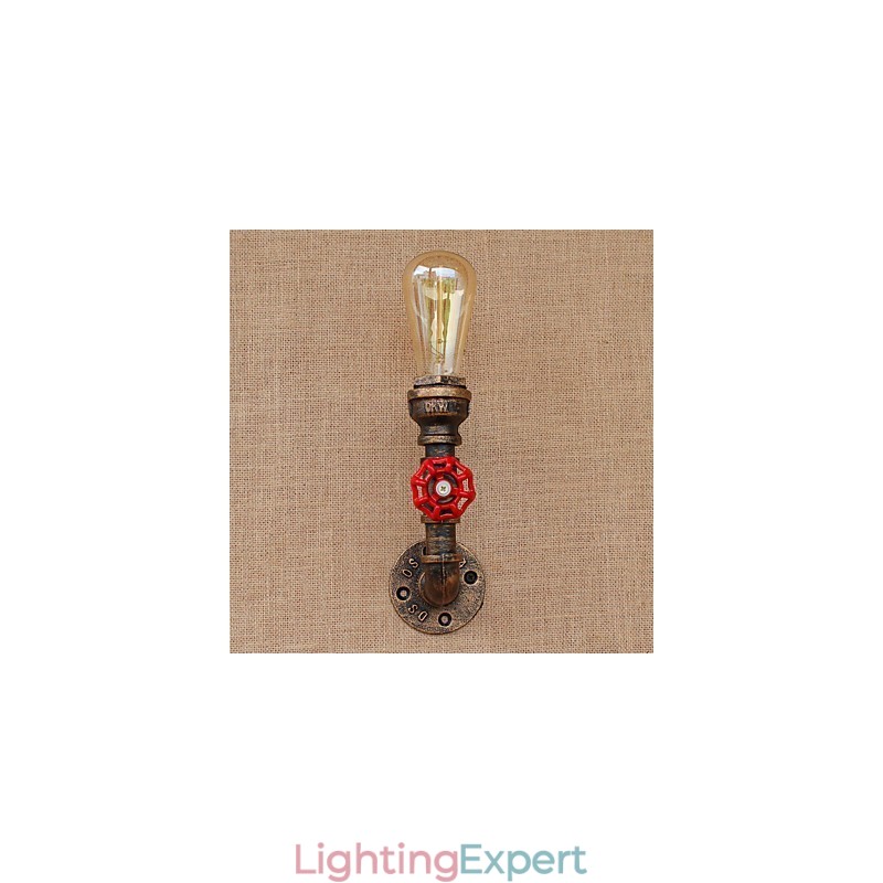 Country Retro Painting Feature for Mini Style Ambient Light Wall Sconces Wall Light