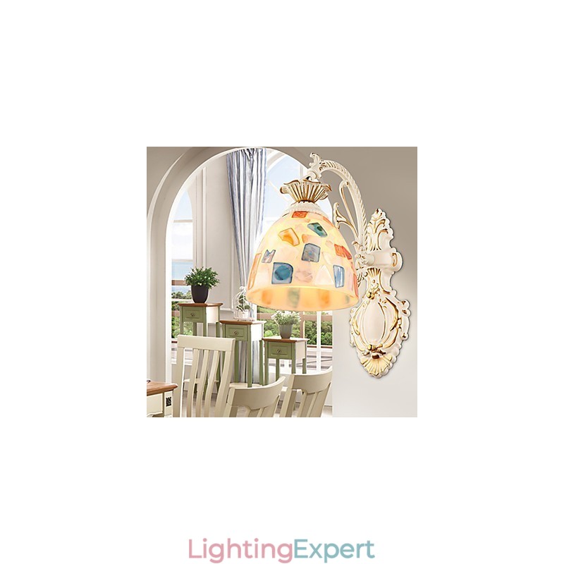 Rustic Lodge Painting Feature for Downlight Wall Sconces Wall Light