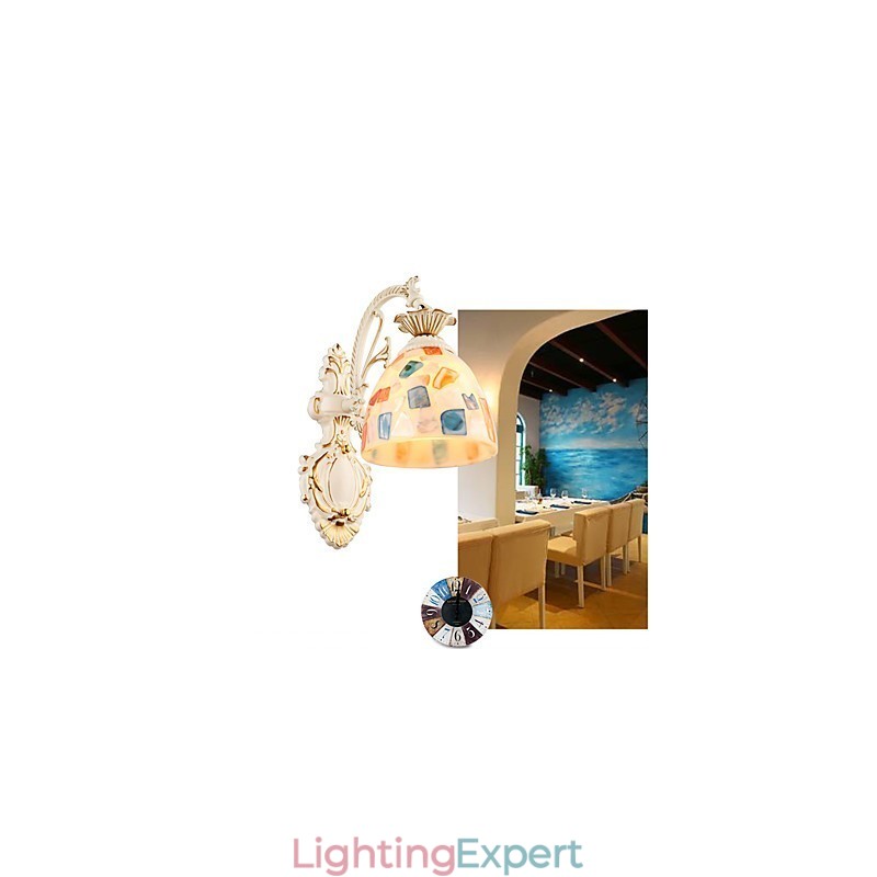 Rustic Lodge Painting Feature for Downlight Wall Sconces Wall Light