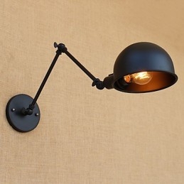 Simple Country Retro Painting Feature for Mini Style Swing Arm Eye Protection Downlight Swing Arm Lights