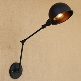 Simple Country Retro Painting Feature for Mini Style Swing Arm Eye Protection Downlight Swing Arm Lights