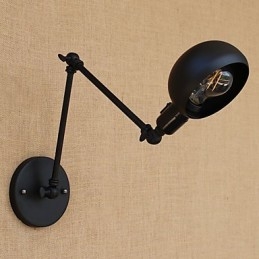 Simple Country Retro Painting Feature for Mini Style Swing Arm Eye Protection Downlight Swing Arm Lights