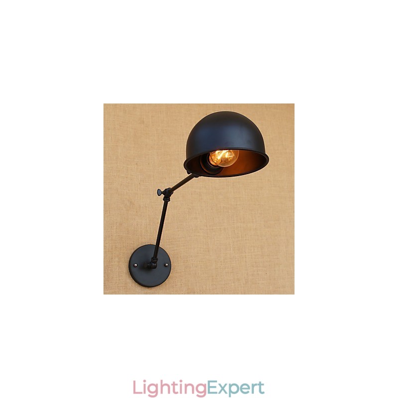 Simple Country Retro Painting Feature for Mini Style Swing Arm Eye Protection Downlight Swing Arm Lights
