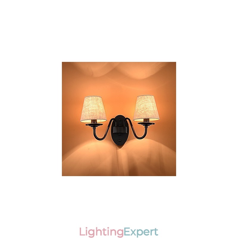Rustic Lodge Simple Vintage Painting Feature Ambient Light Wall Sconces Wall Light