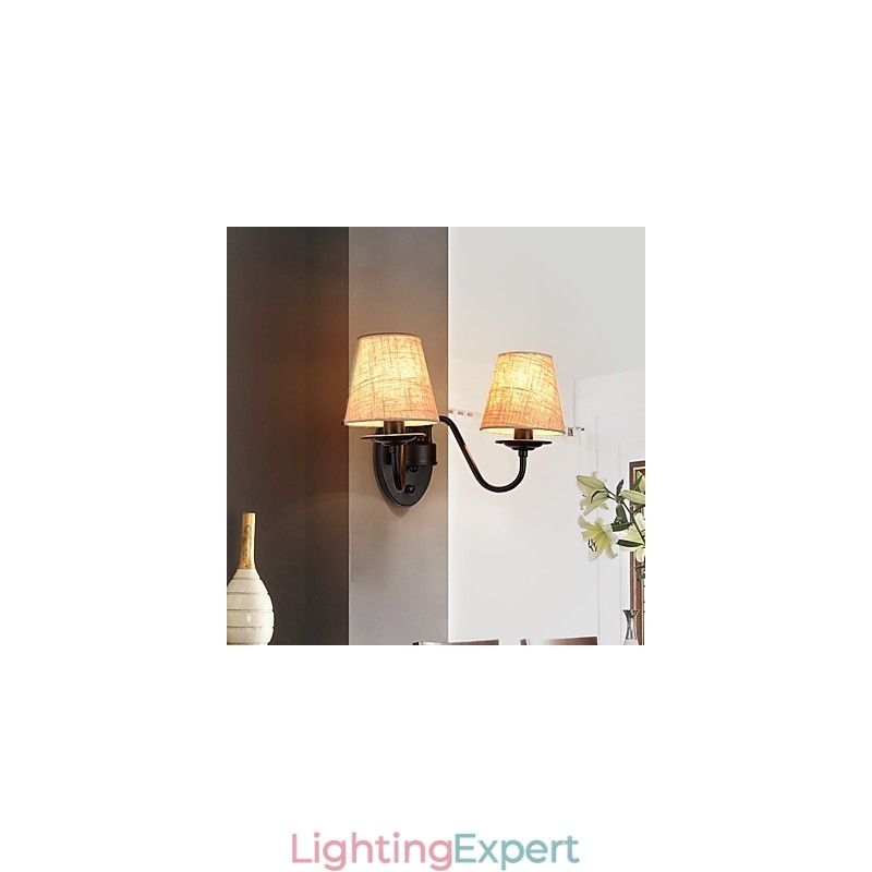 Rustic Lodge Simple Vintage Painting Feature Ambient Light Wall Sconces Wall Light