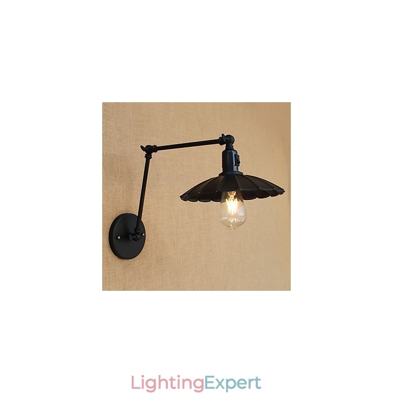 Vintage Country Painting Feature for Mini Style Swing Arm Downlight Swing Arm Lights Wall Light