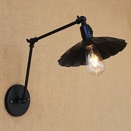 Vintage Country Painting Feature for Mini Style Swing Arm Downlight Swing Arm Lights Wall Light
