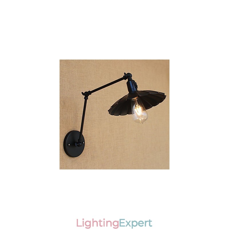 Vintage Country Painting Feature for Mini Style Swing Arm Downlight Swing Arm Lights Wall Light