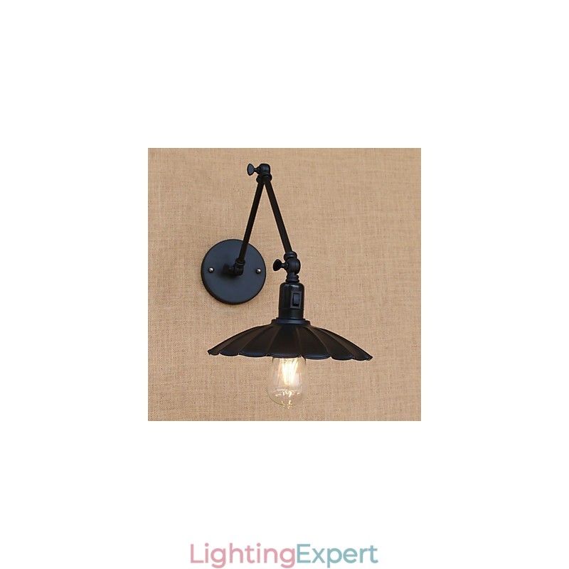 Vintage Country Painting Feature for Mini Style Swing Arm Downlight Swing Arm Lights Wall Light