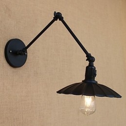 Vintage Country Painting Feature for Mini Style Swing Arm Downlight Swing Arm Lights Wall Light