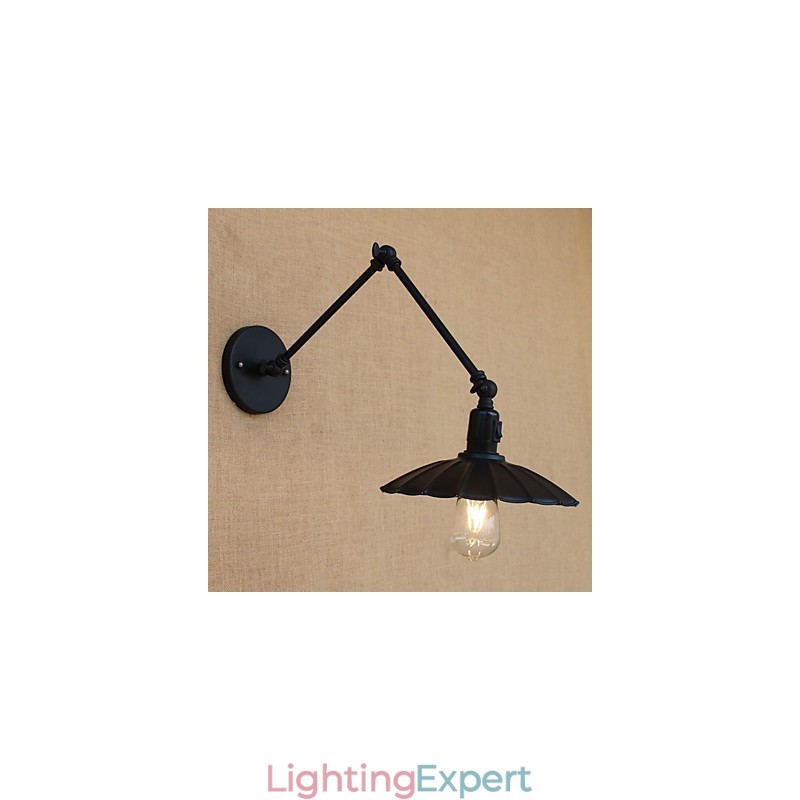 Vintage Country Painting Feature for Mini Style Swing Arm Downlight Swing Arm Lights Wall Light