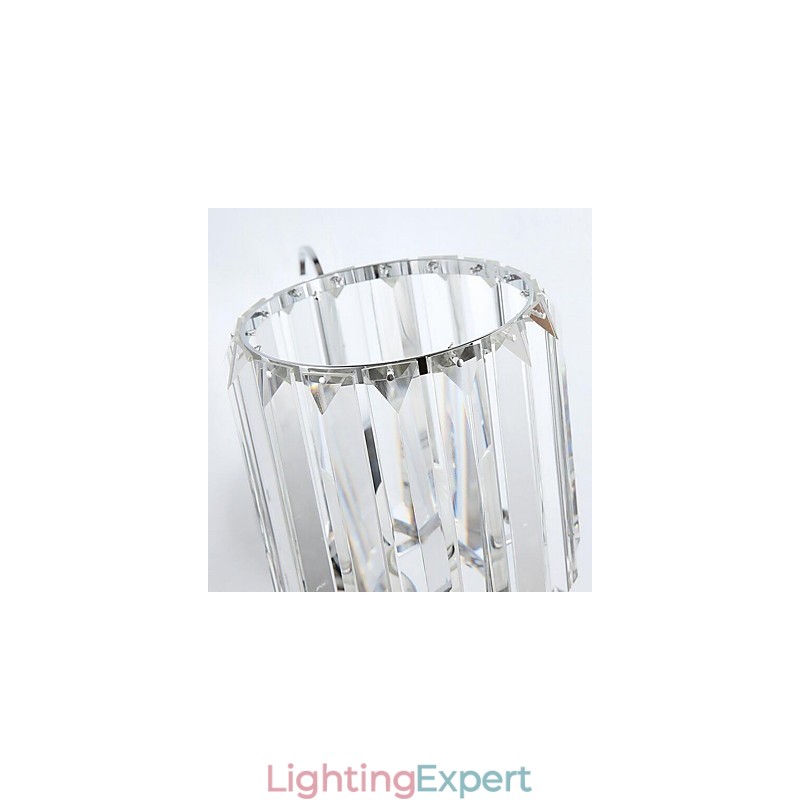 Crystal Modern Contemporary Electroplated Feature Uplight Wall Sconces Wall Light