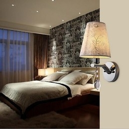 Crystal Modern Contemporary Others Feature Uplight Wall Sconces Wall Light