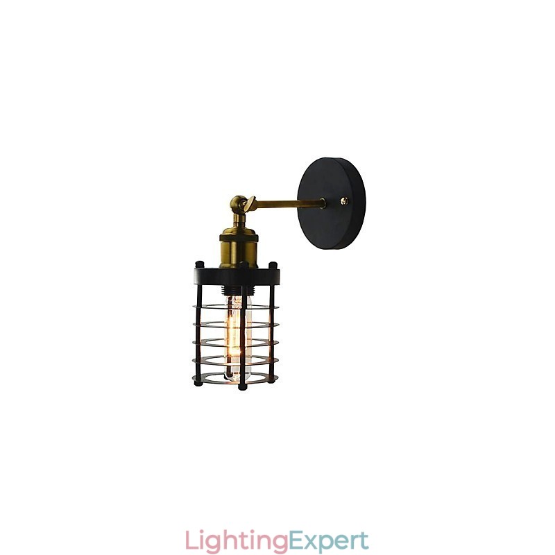 Simple Vintage Country Retro Painting Feature for Mini Style Ambient Light Wall Sconces