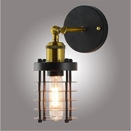 Simple Vintage Country Retro Painting Feature for Mini Style Ambient Light Wall Sconces