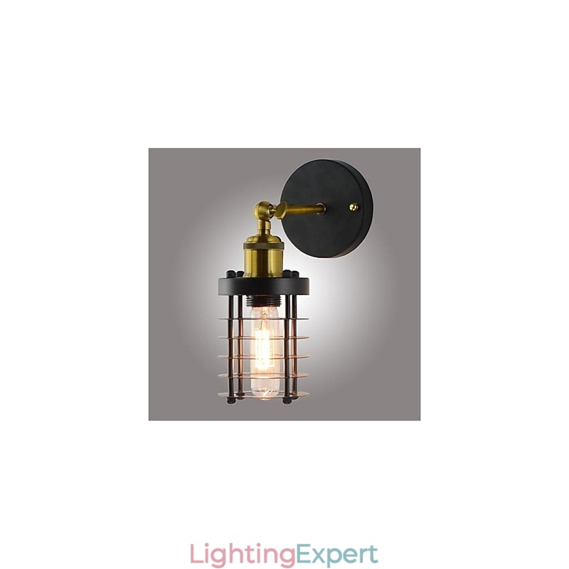 Simple Vintage Country Retro Painting Feature for Mini Style Ambient Light Wall Sconces