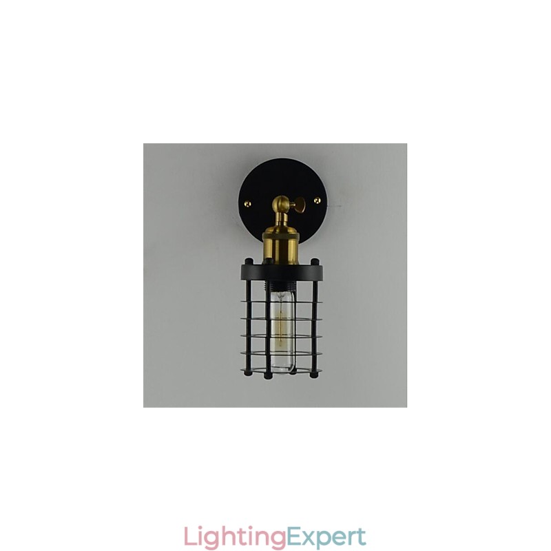 Simple Vintage Country Retro Painting Feature for Mini Style Ambient Light Wall Sconces