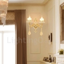 2 Light Traditional Classic Living Room Dining Room Bed Room Metal Indoor Wall Sconces