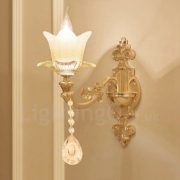Single Light Traditional Classic Living Room Dining Room Bed Room Metal Candle Indoor Wall Sconces