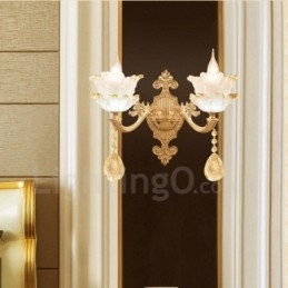 2 Light Traditional Classic Living Room Dining Room Bed Room Metal Indoor Wall Sconces