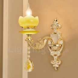 Single Light Traditional Classic Living Room Dining Room Bed Room Metal Luxury Indoor Wall Sconces