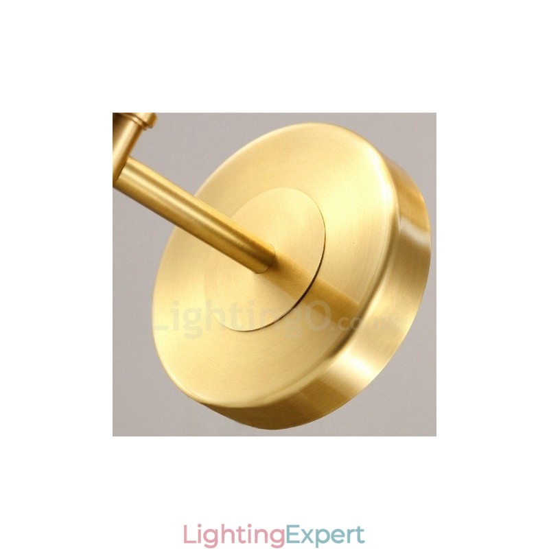 Single Light Traditional Classic Copper Indoor Wall Sconces