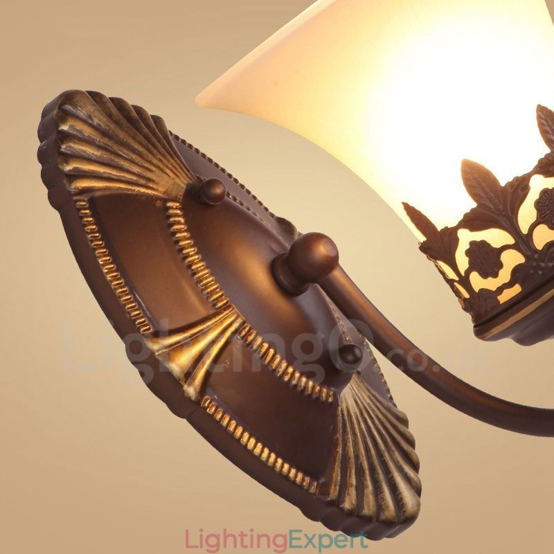 Single Light Traditional Classic Living Room Dining Room Bed Room Metal Indoor Wall Sconces