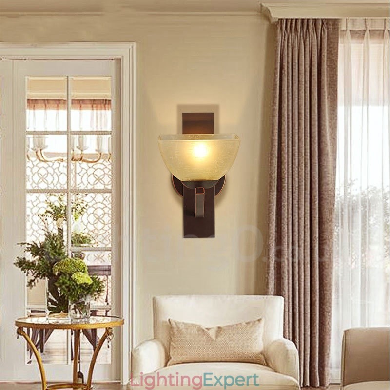 Single Light Traditional Classic Indoor Wall Sconces