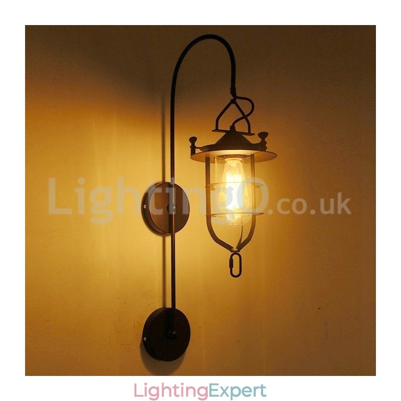 Retro Dock Wall Lamp Black Wharf Wall Lights Dock Sconce Restaurant Living Room Cafe Bar Clothing Store