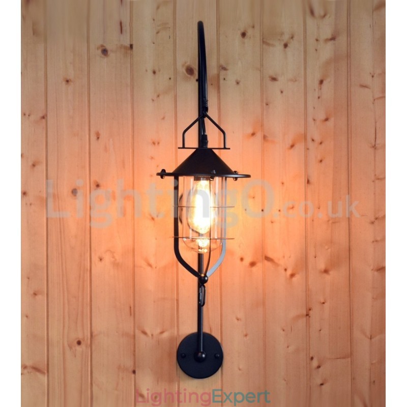 Retro Dock Wall Lamp Black Wharf Wall Lights Dock Sconce Restaurant Living Room Cafe Bar Clothing Store