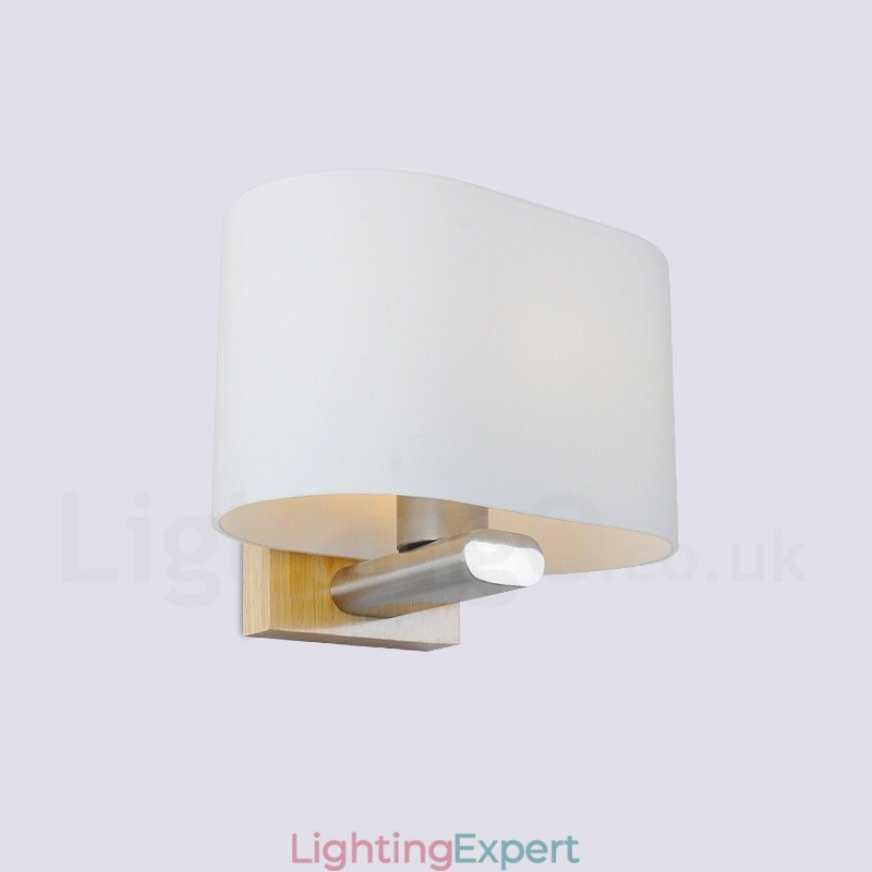 Modern Contemporary Wood Stainless Steel Wall Lights with Glass Shade for Aisle Bar Cafe Bedroom Study Loft Pulley Wall Lamp