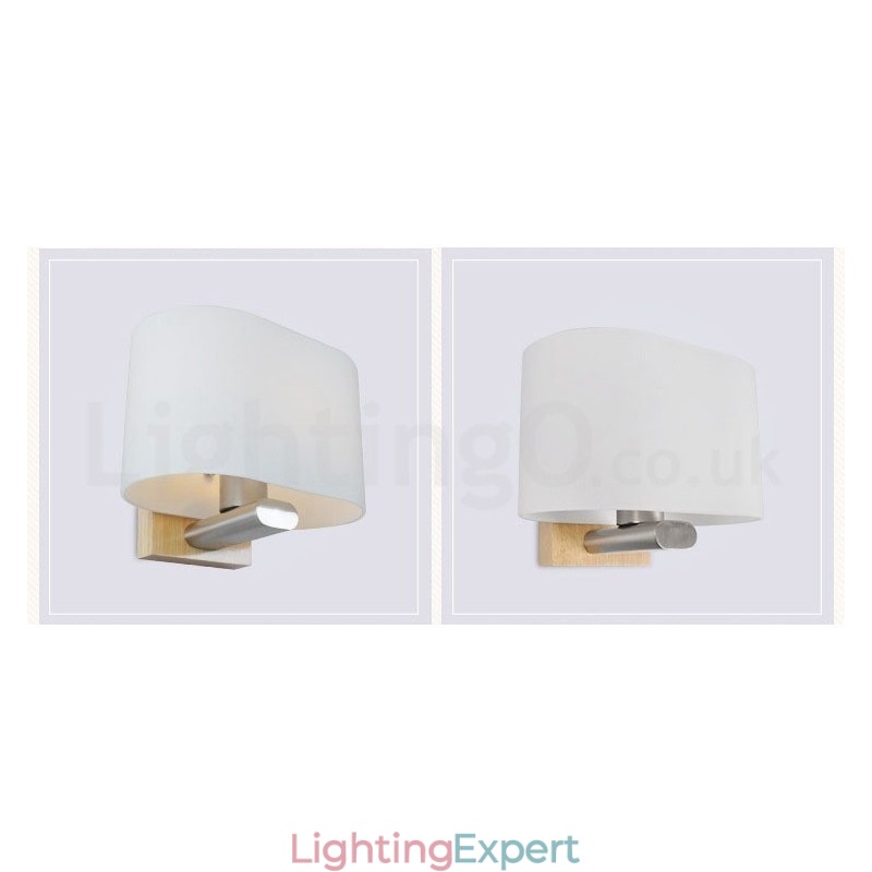 Modern Contemporary Wood Stainless Steel Wall Lights with Glass Shade for Aisle Bar Cafe Bedroom Study Loft Pulley Wall Lamp