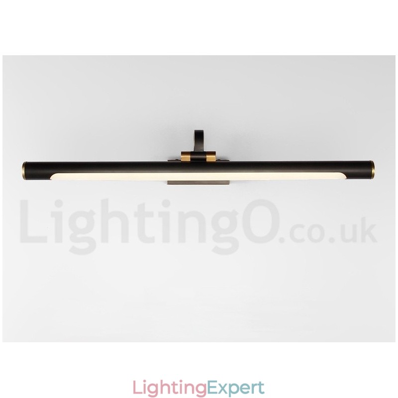 IPMirror Lamp Bathroom Lights Pure Brass Wall Lights with Acrylic Shade Make up Lighting