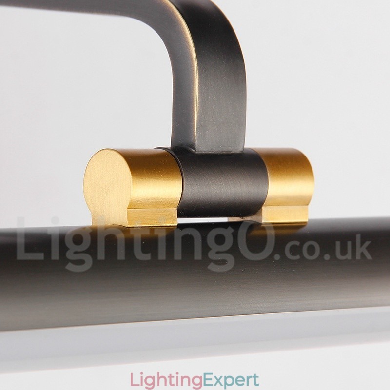 IPMirror Lamp Bathroom Lights Pure Brass Wall Lights with Acrylic Shade Make up Lighting