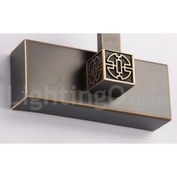 IPMirror Lamp Bathroom Lights Pure Brass Wall Lights with Acrylic Shade Make up Lighting