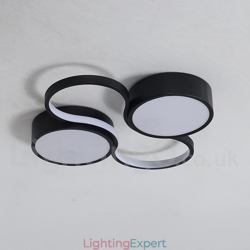 Dimmable Modern Comtemporary Alumilium Ceiling Light Flush Mount Lamp for Living Room Bed Room Also Can Be Used As Wall Light