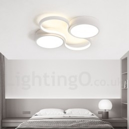 Dimmable Modern Comtemporary Alumilium Ceiling Light Flush Mount Lamp for Living Room Bed Room Also Can Be Used As Wall Light