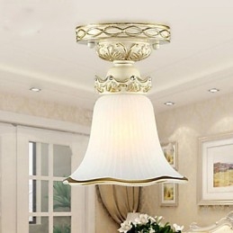 Europe Type Resin Glass Dome Light Sweet To Absorb Dome Light Lamp