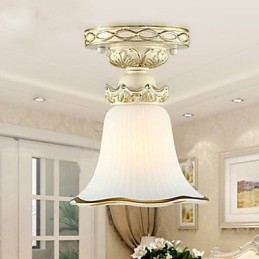 Europe Type Resin Glass Dome Light Sweet To Absorb Dome Light Lamp