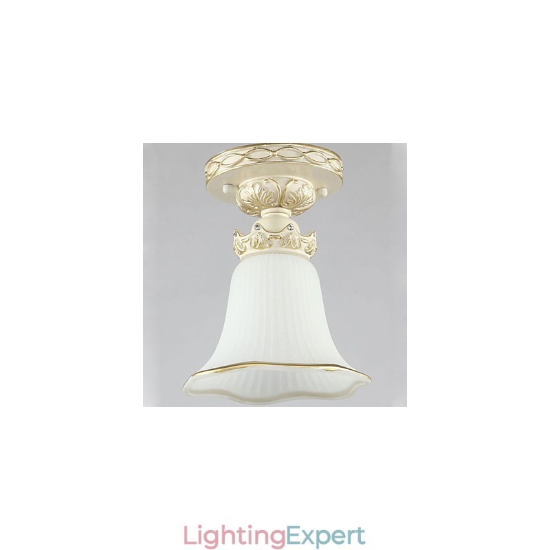 Europe Type Resin Glass Dome Light Sweet To Absorb Dome Light Lamp