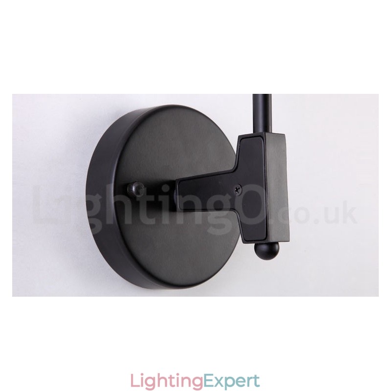 Rustic Retro Vintage Two Light Wall Light with Multi Colours Glass Shade Special for Hotel Office Showroom Living Room Bed Room
