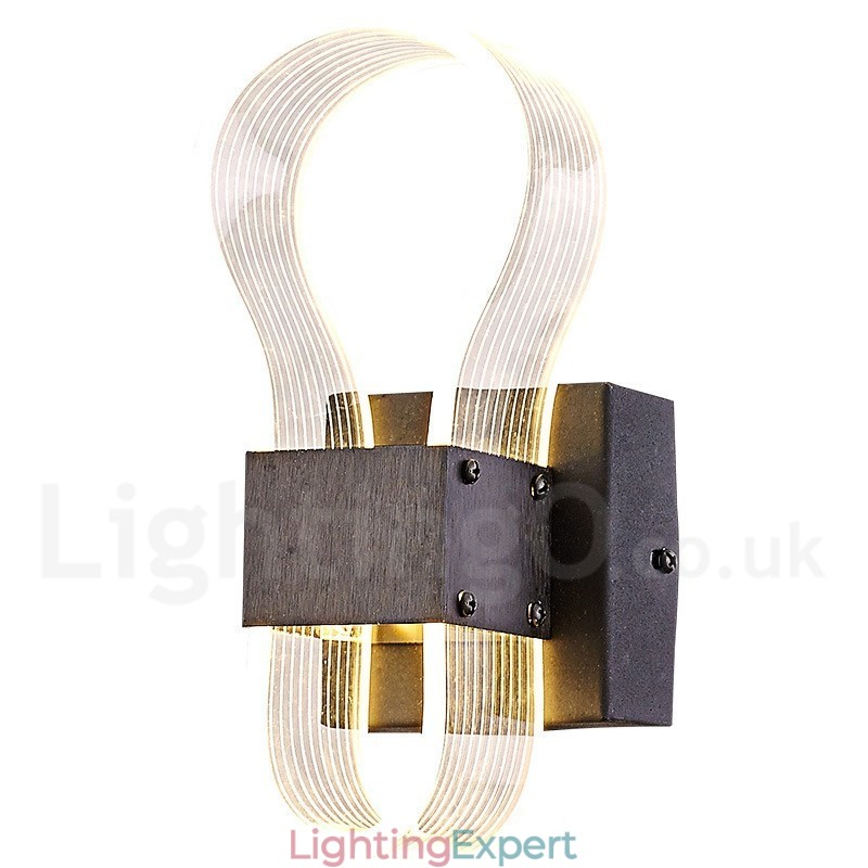 Modern Wall Light with Acrylic Shade for Bedroom Corridor Aisle