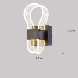 Modern Wall Light with Acrylic Shade for Bedroom Corridor Aisle