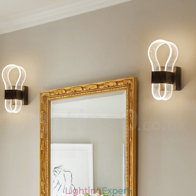 Modern Wall Light with Acrylic Shade for Bedroom Corridor Aisle
