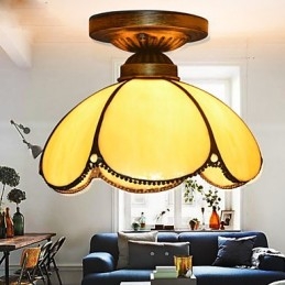 Europe Type Restoring Ancient Ways Is Contracted And Creative Arts Bending Absorb Dome Light Lamp